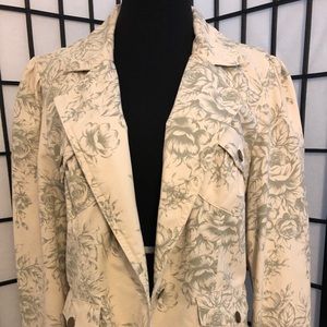 Faded Glory Floral Print Jacket